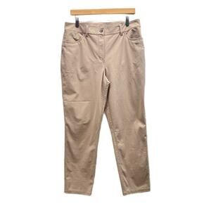 Lululemon Pants Womens size 12 City Sleek 5 Pocket Straight Leg Beige Khaki